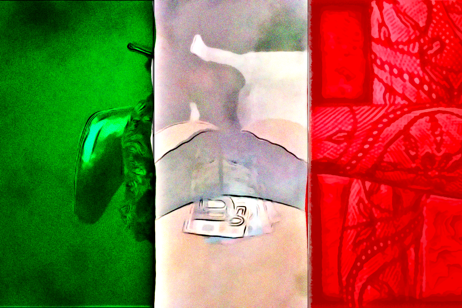 Bandiera italiana - Italian Flag (Francesco Galgani's art, August 7, 2022)