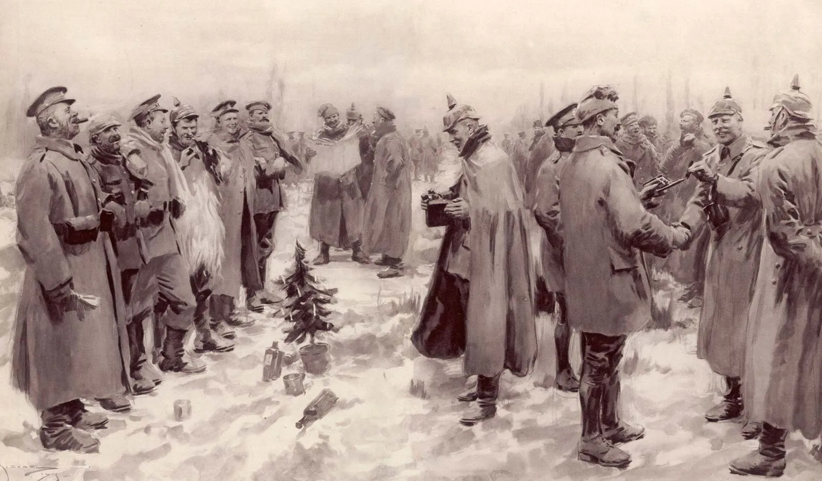 Tregua di Natale, 1914