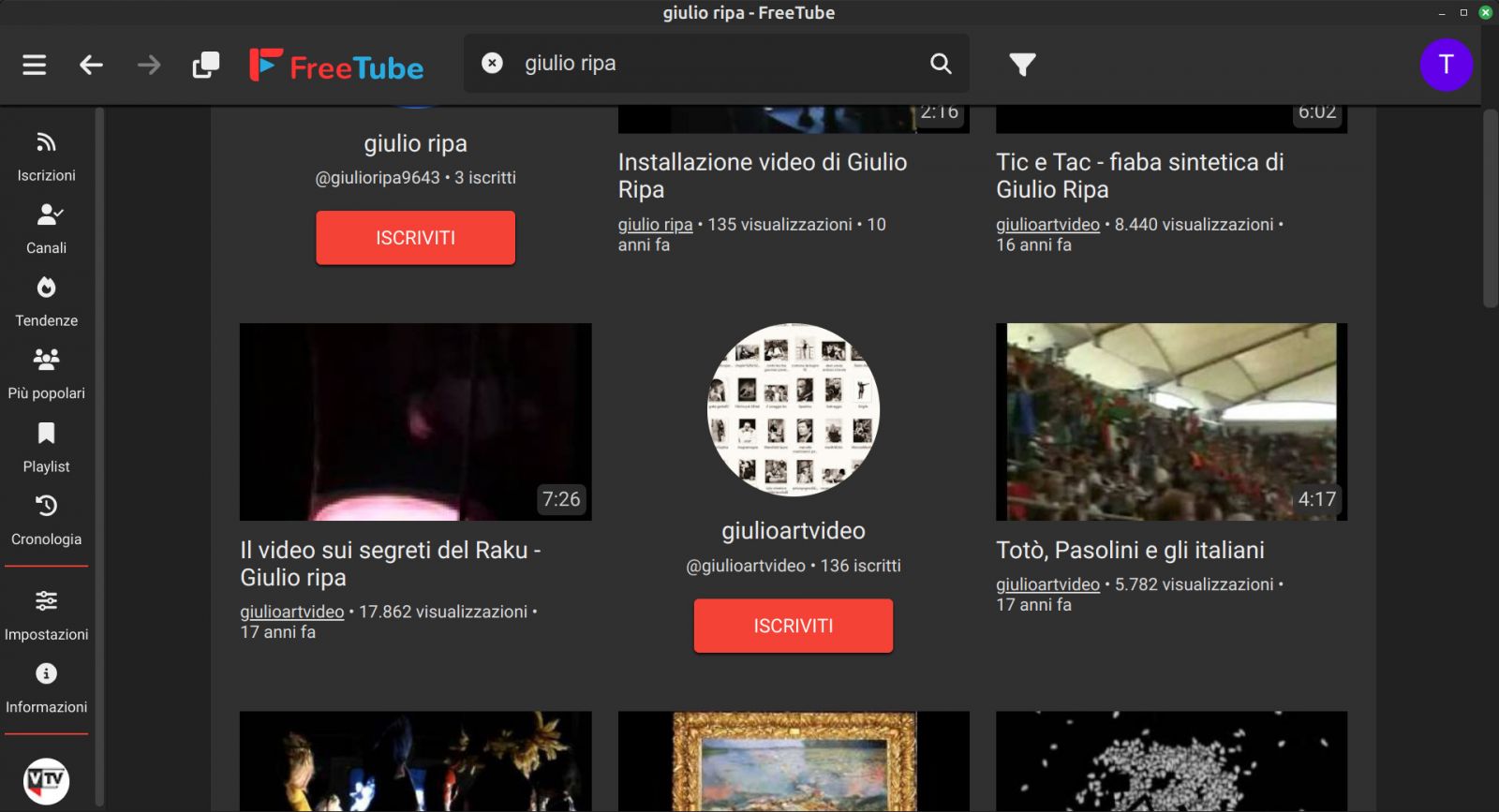 FreeTube - Youtube gratis, senza pubblicità, senza tracciamento, usabile con VPN e Tor