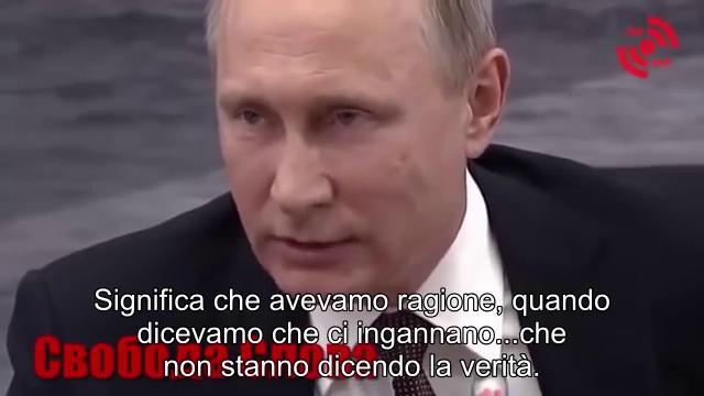 CLICCA QUI PER VEDERE IL VIDEO "Putin - Guerra tra Russia e USA"