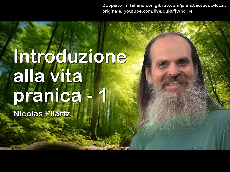 CLICCA QUI PER VEDERE IL VIDEO "Nicolas Pilartz - Introduzione all