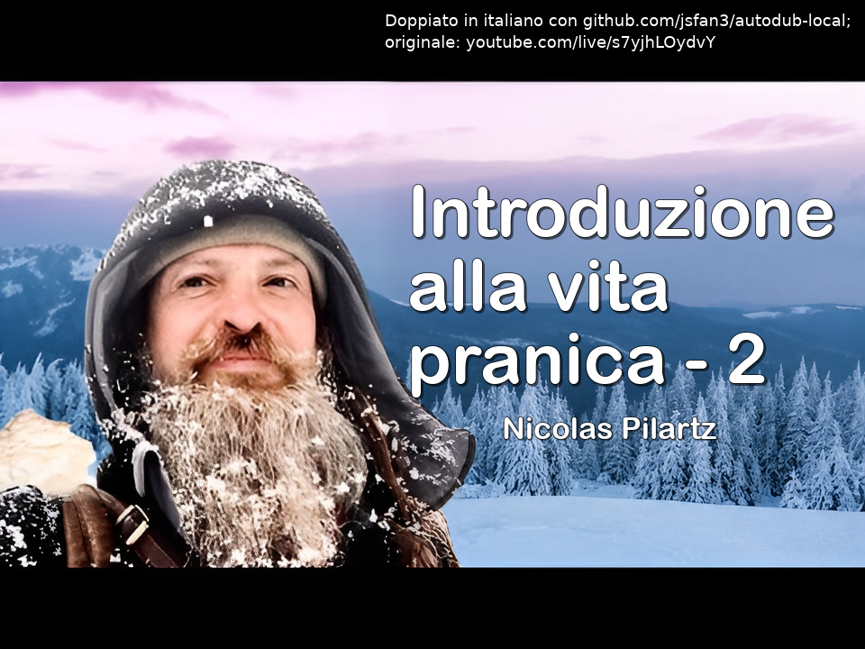 CLICCA QUI PER VEDERE IL VIDEO "Nicolas Pilartz - Introduzione all