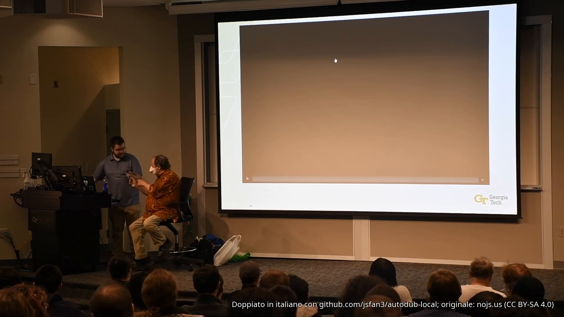 CLICCA QUI PER VEDERE IL VIDEO "Dr. Richard Stallman: Free/Libre Software And Our Freedom: Our shield against many digital injustices - nojs.us - Doppiato in italiano da Francesco Galgani con https://github.com/jsfan3/autodub-local"